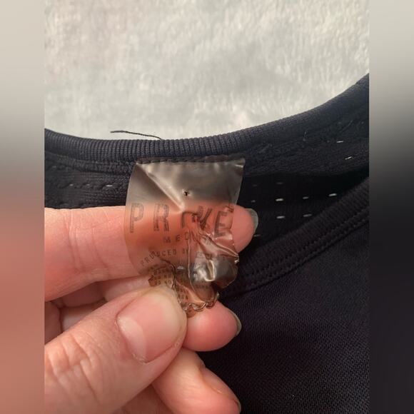 Echt women's medium crop black long sleeve work out top athletic gym lulu work o - Picture 4 of 9